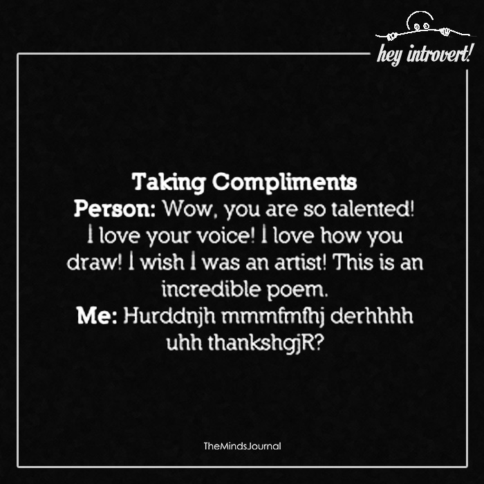 Taking Compliments