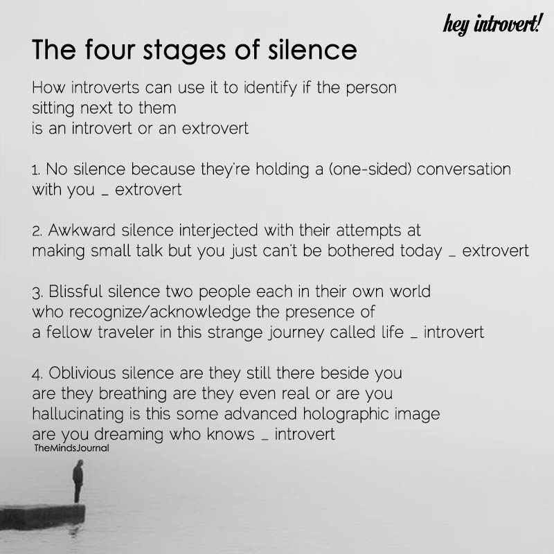 The Four Stages Of Silence