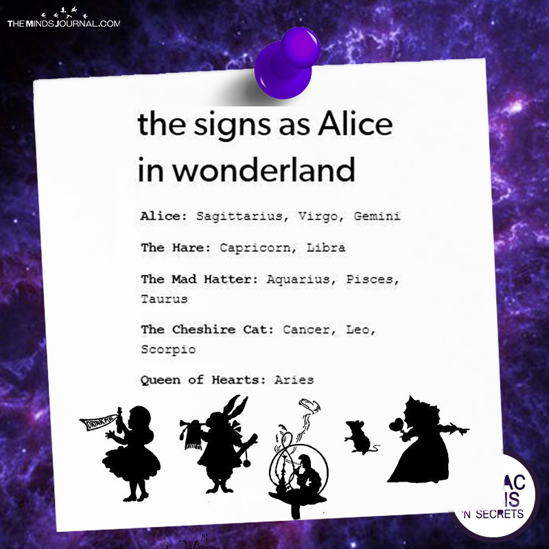 The Signs As Alice In Wonderland