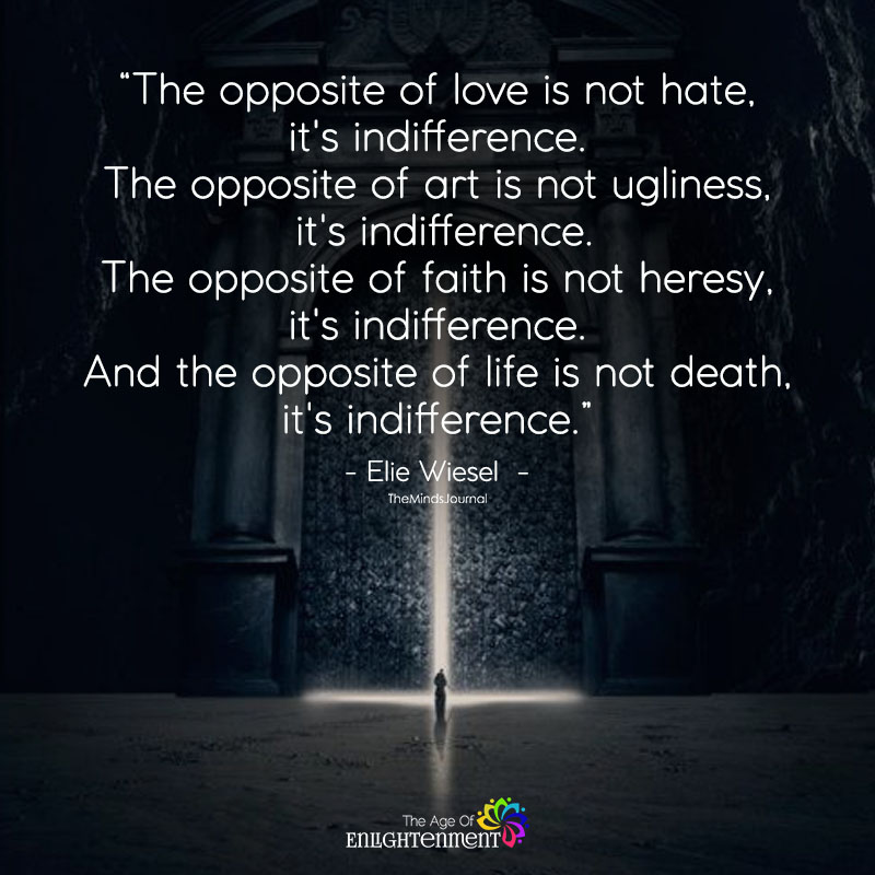 The opposite Of Love