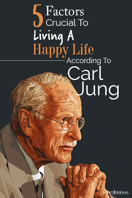 happy life according to carl jung pin