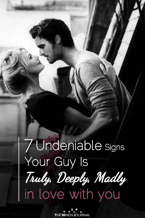 Signs that are obvious and certain that he loves you, Girl