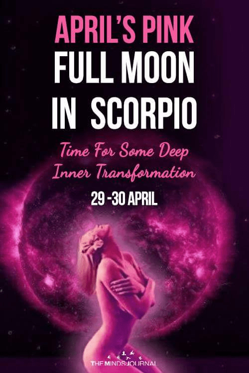 April’s Pink Full Moon In Scorpio - Time For Some Deep Inner Transformation