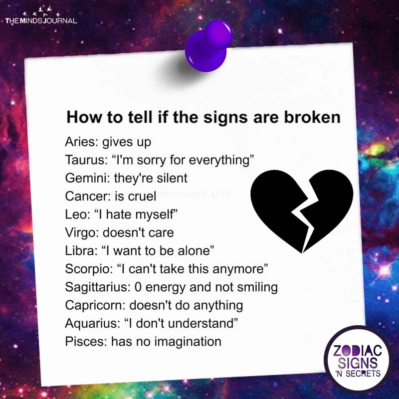 How To Tell If The Signs Are Broken