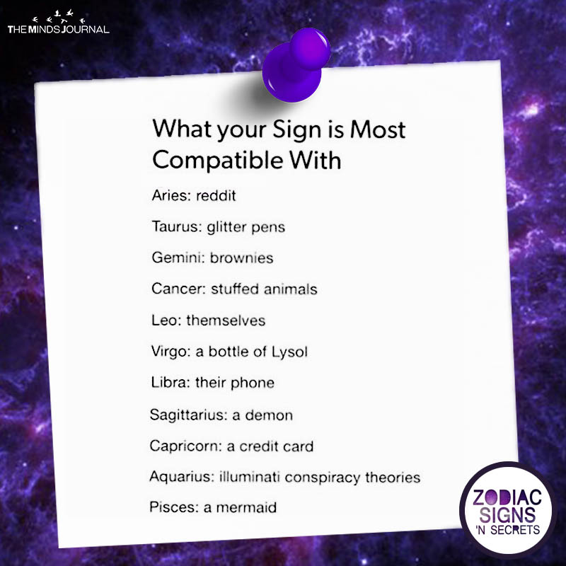 What Your Sign Is Most Compatible With