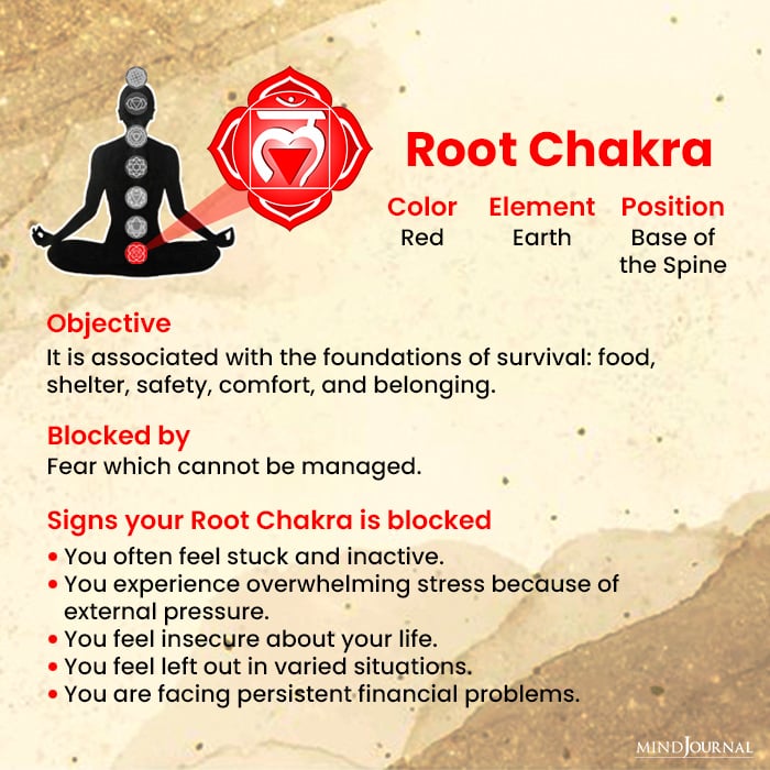 Symptoms Blocked Chakras root chakra