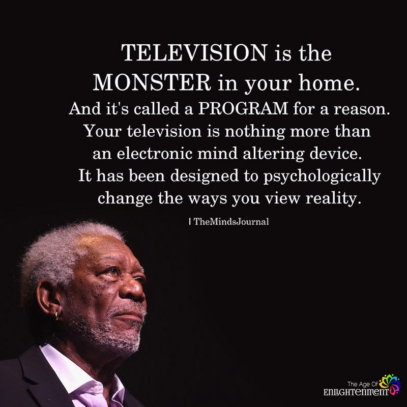 Television Is The Monster In Your Home
