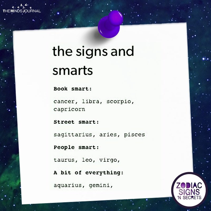 The Signs And Smarts