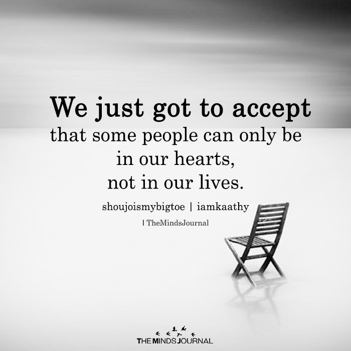 We Just Got to Accept