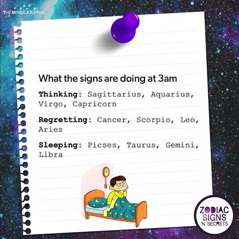 What The Signs Are Doing At 3 AM