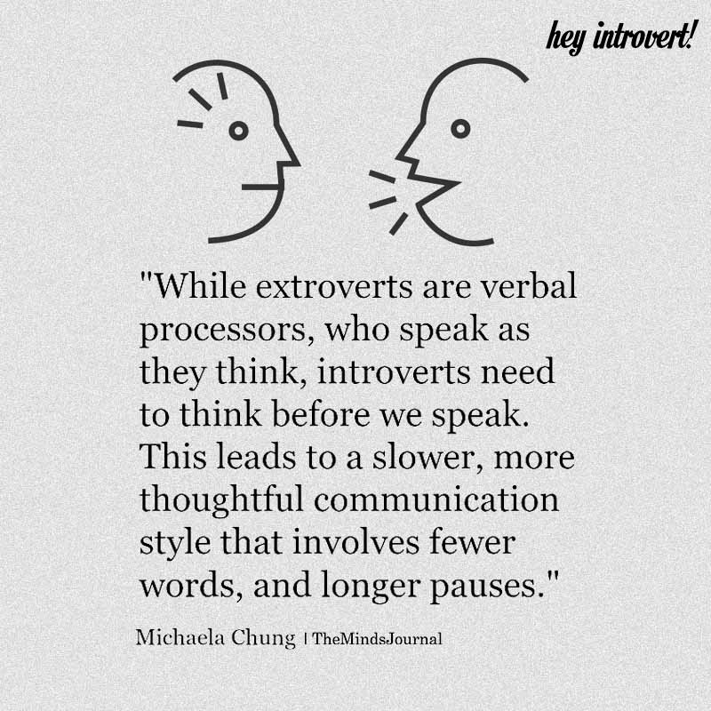 While Extroverts Are Processors