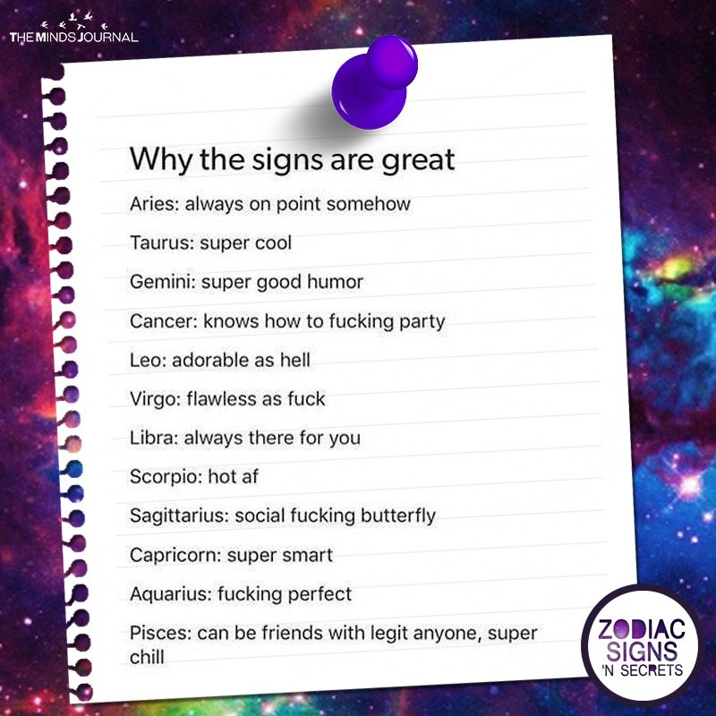 Why The Signs Are Great