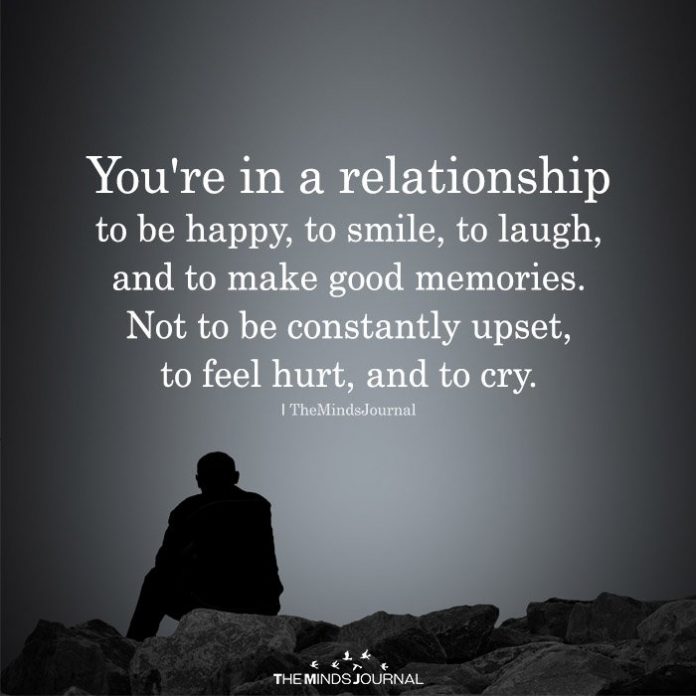You're In A Relationship To Be Happy