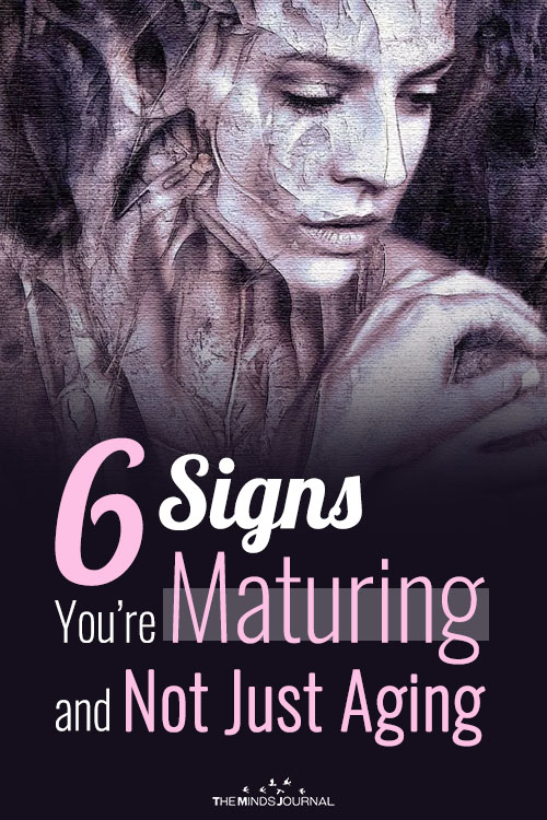 signs you are maturing pin