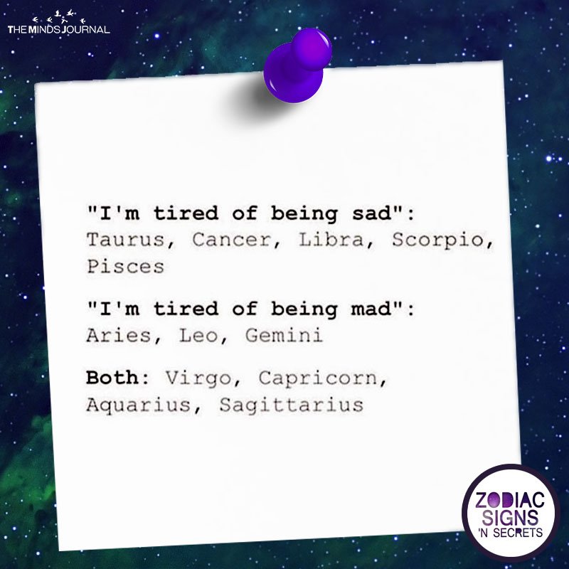 The Signs Being Tired