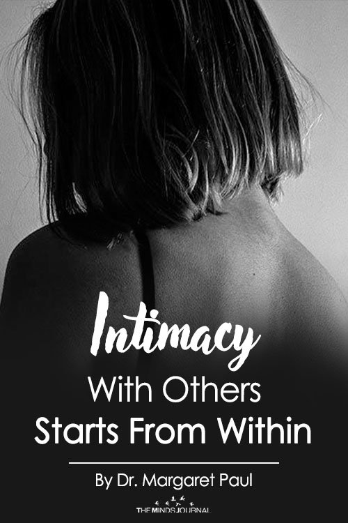 Intimacy With Others Starts From Within pin