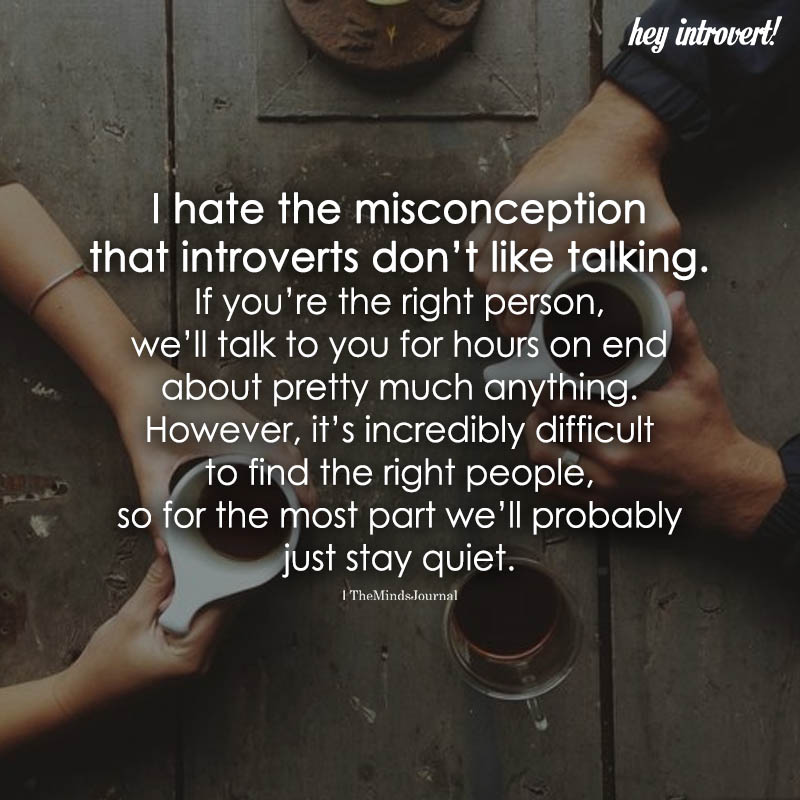 I Hate The Misconception That Introverts Don’t Like Talking