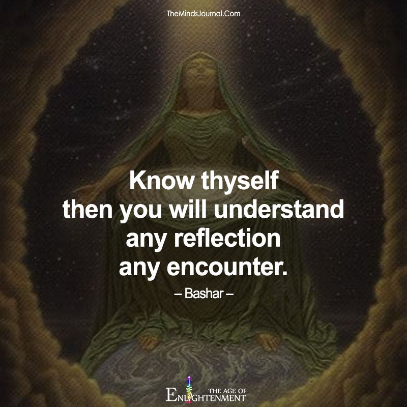 Know Thyself Then You Will Understand