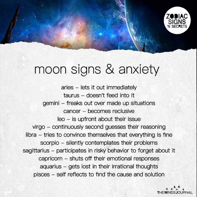 Moon Signs And Anxiety