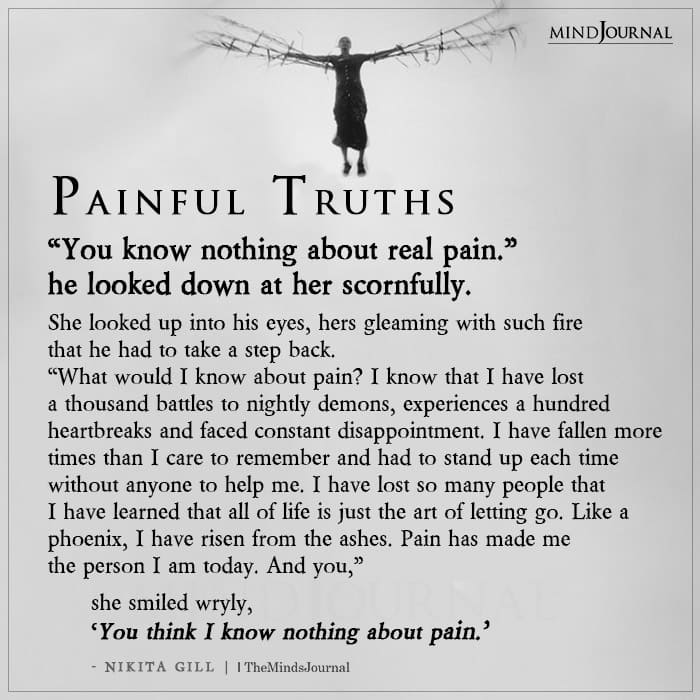 Painful Truths You Know Nothing About Real Pain