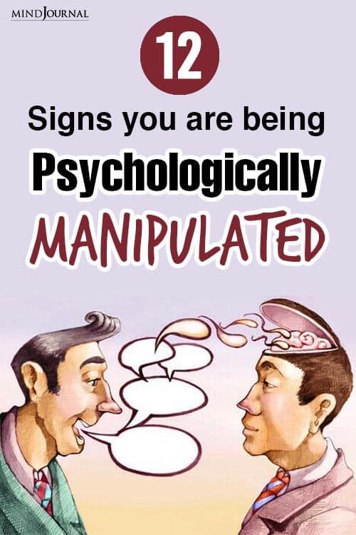 Signs Being Psychologically Manipulated pin