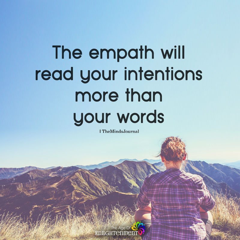 The Empath Will Your Intentions