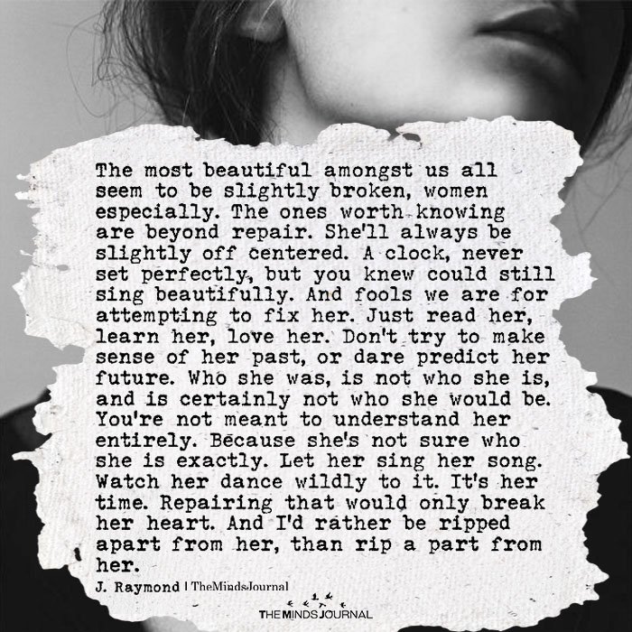 The Most Beautiful Amongst Us All Seem To Be Slightly Broke