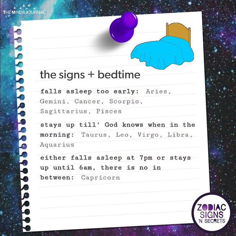 The Signs In The Bedtime