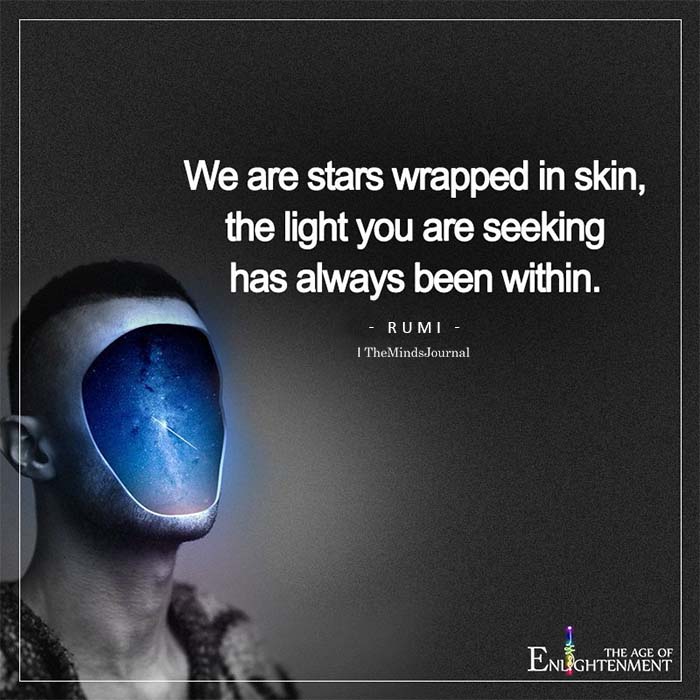 We Are Stars Wrapped In Skin