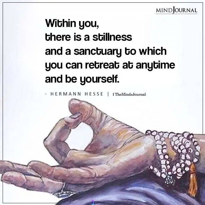 Within You There Is A Stillness