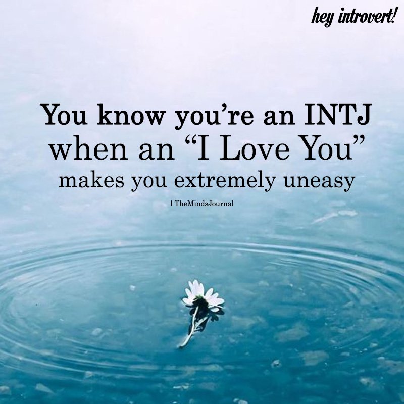 You Know You're An INTJ