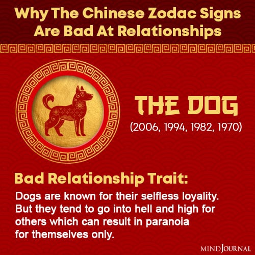 chinese zodiac signs bad at relationships dog