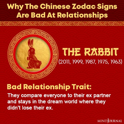 chinese zodiac signs bad at relationships the rabbit