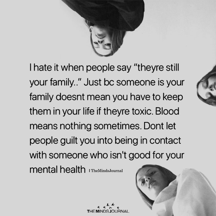 Coming From A Toxic Family