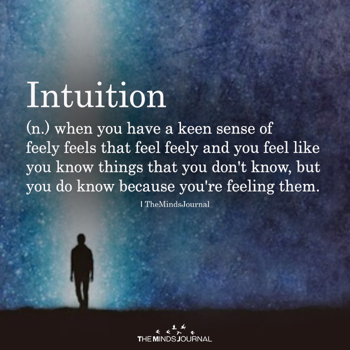  Follow intuition without disrespecting yourself 