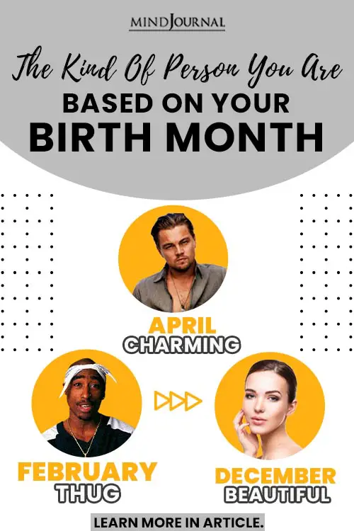 Kind Person You Based Birth Month pin