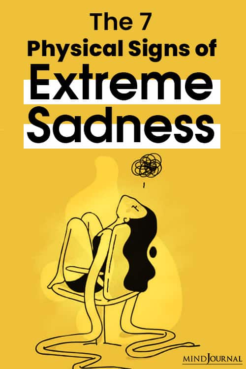 Physical Signs Extreme Sadness pin