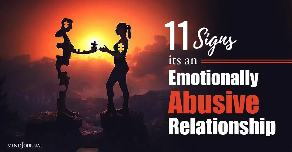 Signs Emotionally Abusive Relationship