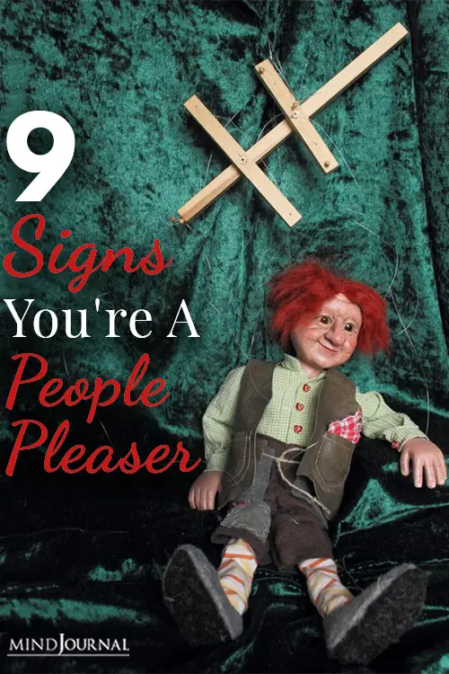 Signs People Pleaser pin
