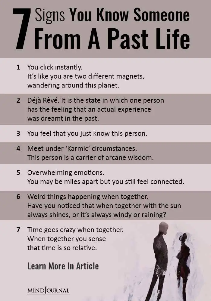 Signs Of Meeting Someone From A Past Life