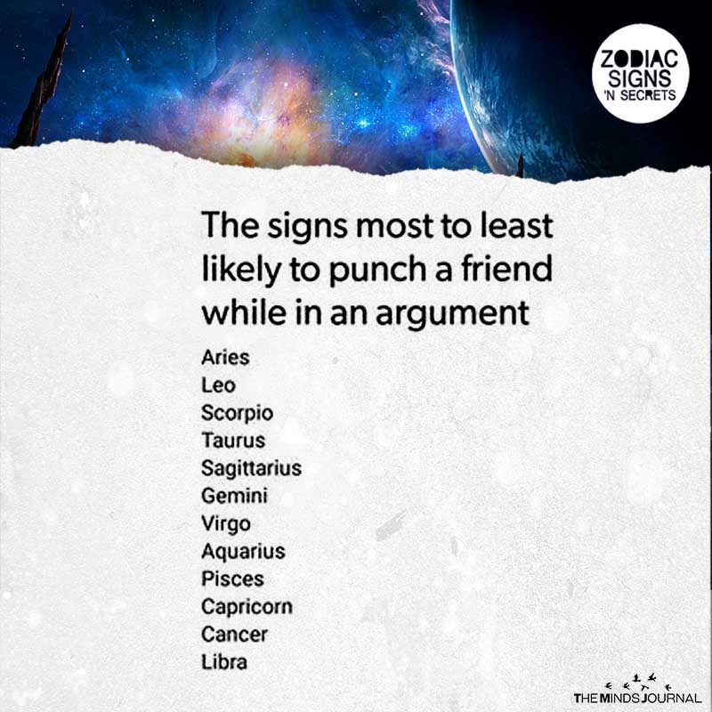 Most likely to cheat zodiac sign