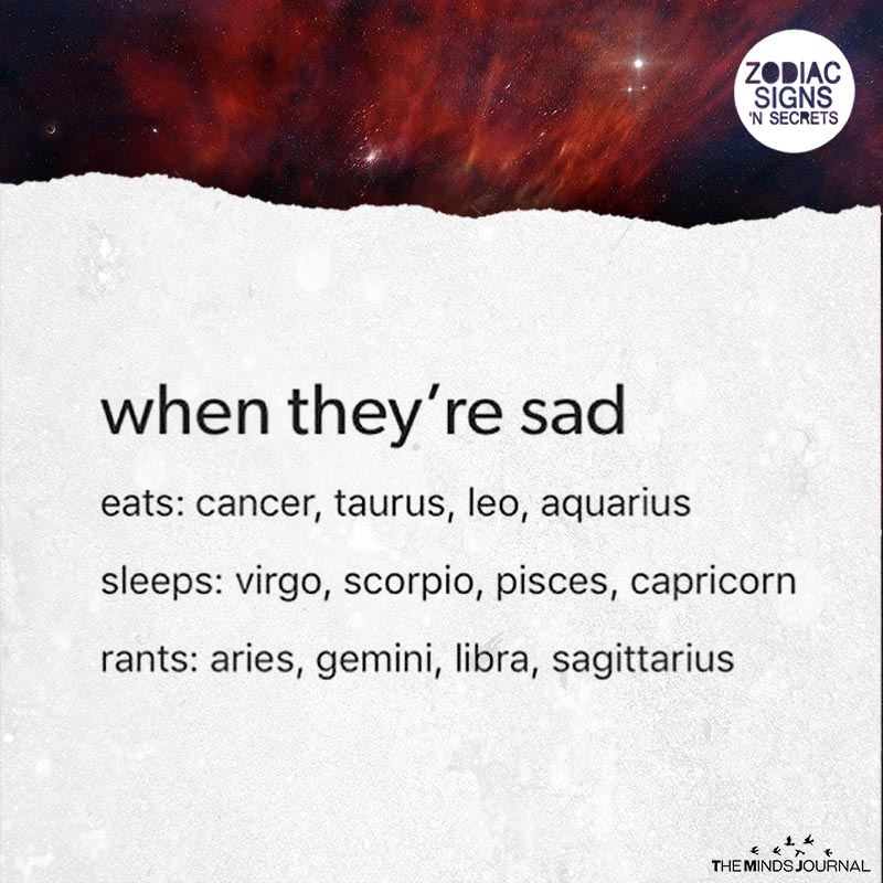 When They're Sad