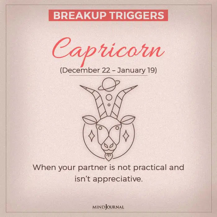 breakup capricorn
