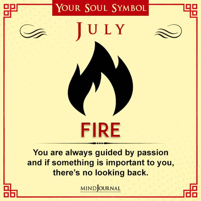 Soul Symbol According To Birth Month- July - fire