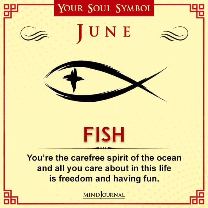 Soul Symbol According To Birth Month- - June - fish