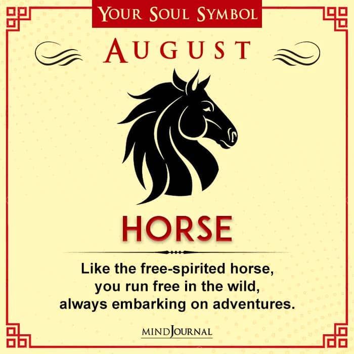 Soul Symbol According To Birth Month- August - horse