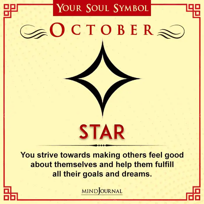 Soul Symbol According To Birth Month-October - star