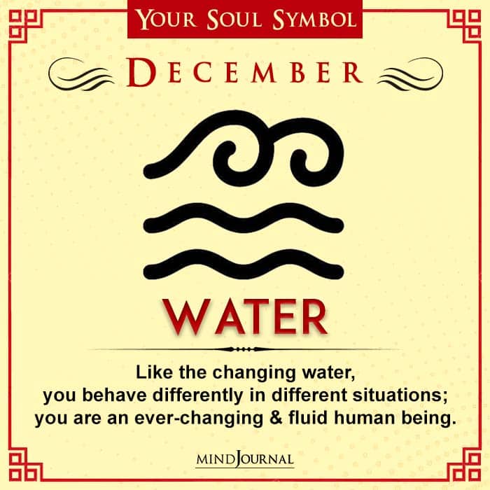 Soul Symbol According To Birth Month- December - water