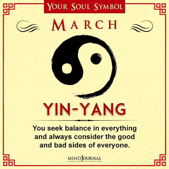 Soul Symbol According To Birth Month- March - Yin-Yang