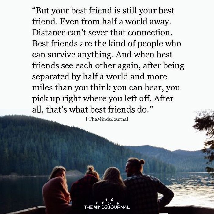 your best friend is still your best friend